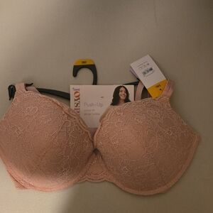Lace Push-Up Bra - Pink NWT Size 38D